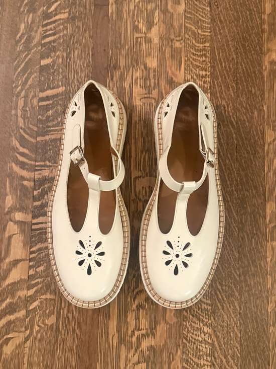Chloe Shoes - Chloe Kurtys Crepe Platform Mary Jane- size 40